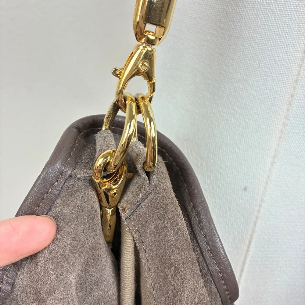 Hotel Particulier Italy Suede Bag Oversized Slouchy Genuine Leather Boho Luxury